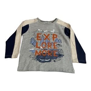 Hatley Explore More Long Sleeve Shirt Size 3